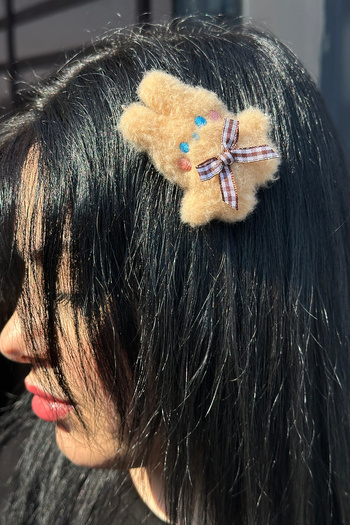 TAKIŞTIR Brown Rabbit Figured Side Buckle