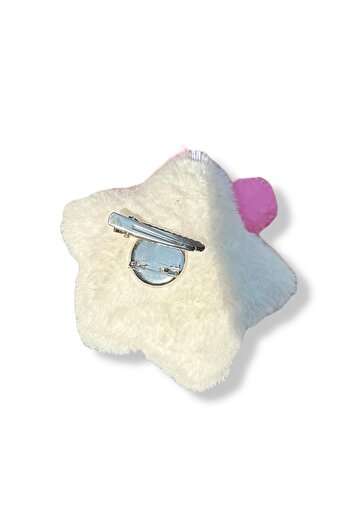 TAKIŞTIR White Color Star Figured Badge / Buckle