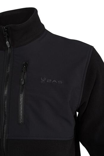 2AS Ανδρικό φούτερ Cliff Thin Fleece - Μαύρο