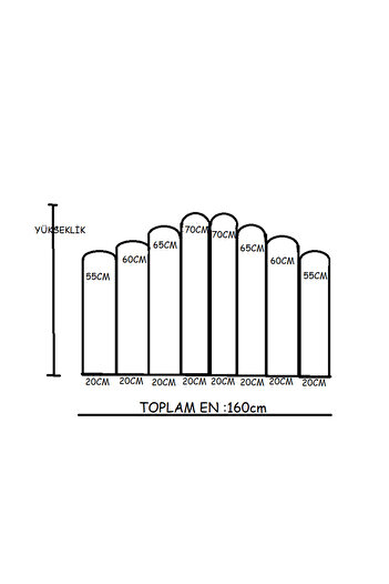 DUKDUK STORE YATAK BAŞLIĞI 160CM LİK-8 ADET PANEL