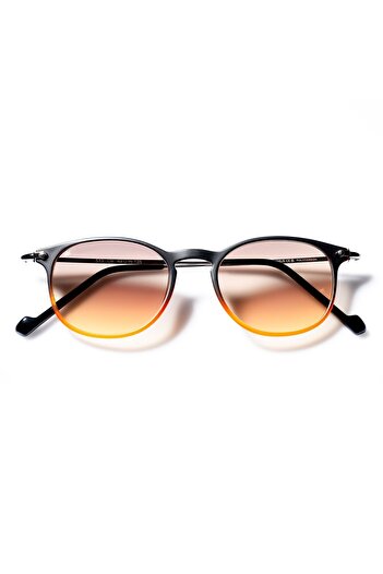 EYE OF HORUS EOH513 C8 Unisex Brown Gradient Sunglasses