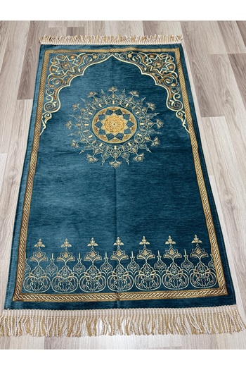 AYHANHOME Luxury Woven Twist Fringed Dowry Gift Prayer Rug