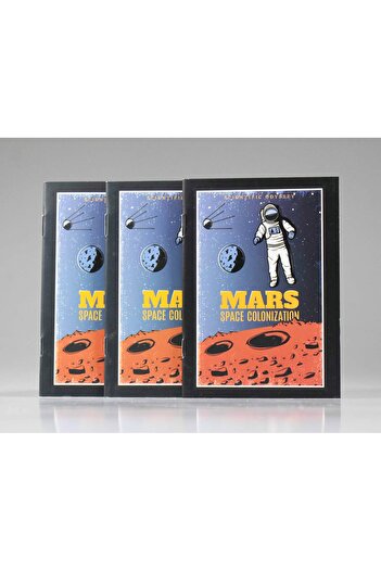 4nio Astronaut Mini Notebook - Embroidered and Stylish Design
