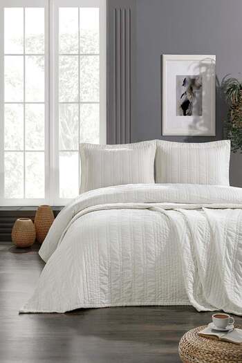 Altınbaşak Valentina Double Bedspread Ecru (3 Pieces)