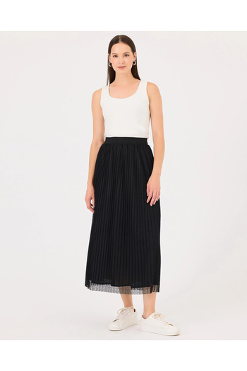 SEÇİL Seçil Stylish Black Skirt - 242610006