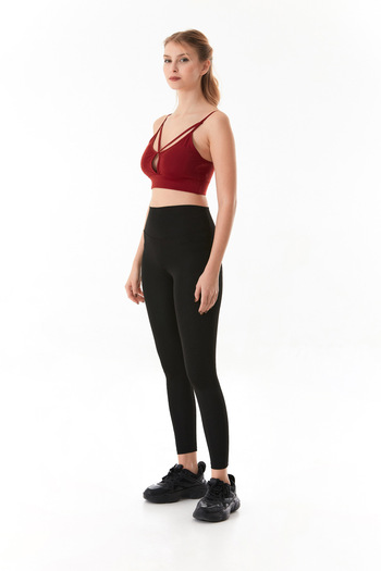 Fulla Moda Active Text Printed High Waist Leggings