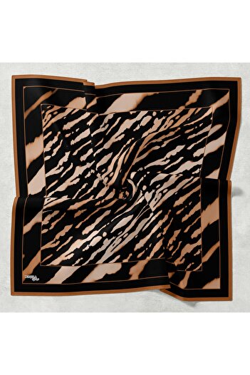 Bonjela Cotton Soft Scarf Hand Stitched Zebra Pattern