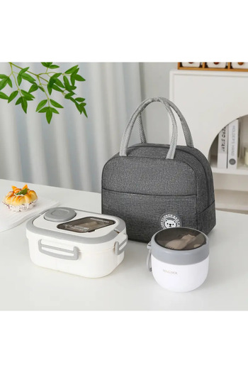 Fivy 3 Piece Nutrition Set with Bag Gray