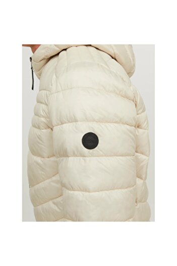 Jack & Jones Jack&jones Hero Puffer Hood Erkek Bej Kapüşonlu Mont