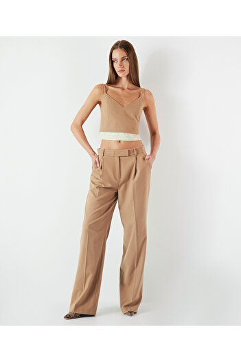 İpekyol Wide leg fit pleated pants