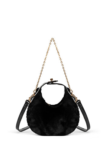 İpekyol faux fur bag
