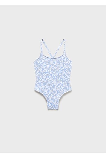 MANGO Baby Sea Shorts with Flower Print
