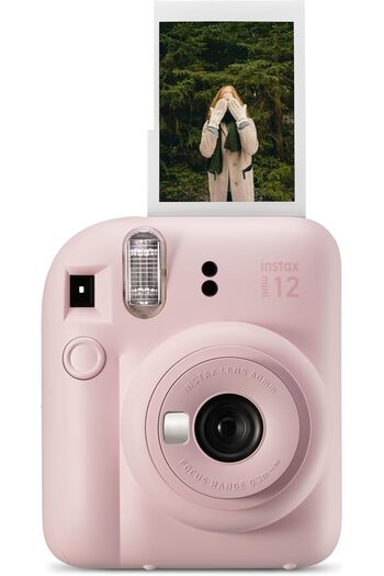 Fujifilm كاميرا فورية Instax Mini 12 - وردي زهري