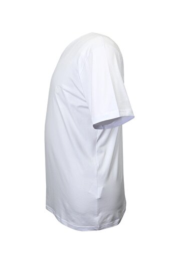 tambattal Plus Size Cotton Single Jersey V-Neck T-Shirt