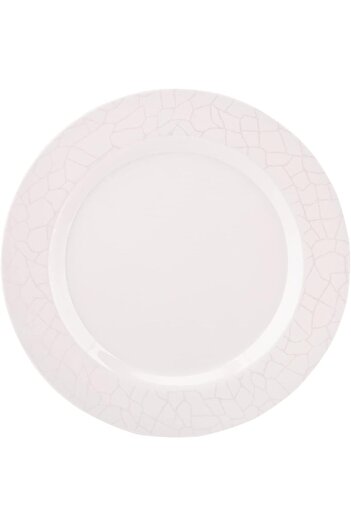 AKDC DINNER PLATE 20CMX20CMX2CM white pearl