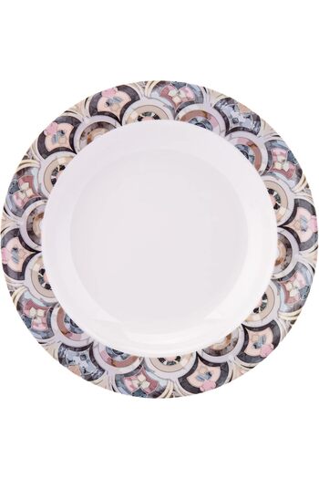 AKDC M/Mine Soup Plate L(23cm) xW(23cm) xH(3cm) White 8850688063048