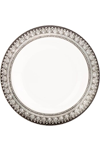 AKDC Srv Antic Rim Soup Plate L(23cm) xW(23cm) xH(3cm) White