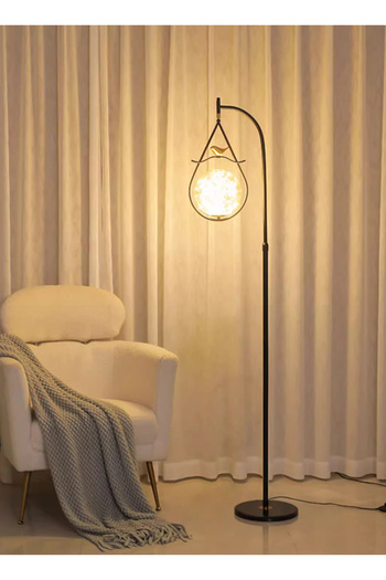 sharpdo Modern Bird Spherical Glass Floor Lamp Nordic Simple Creative Shape Standing Lamp For Living Room