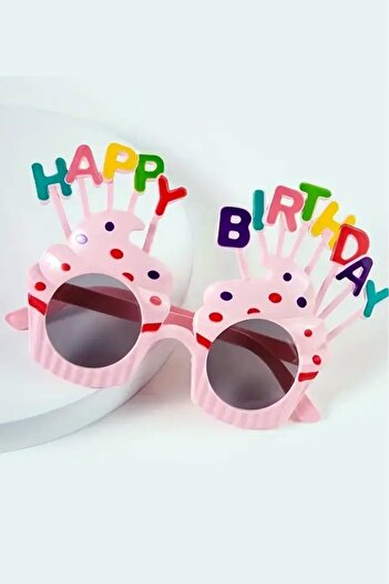 BeySüS Pink and Cupcake Themed Birthday Party Glasses
