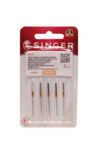 SİNGER Overlock Needle 80/12