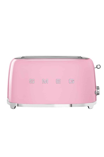 SMEG 50’s Retro Style 4-Slice Toaster, Pink
