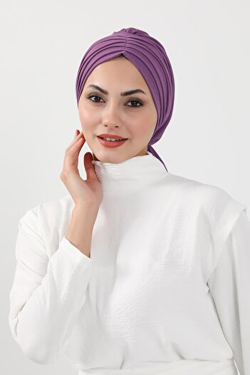 Aisha's Design Pleated Aerobin Bone,B-86A,Purple 2