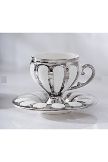 ACAR Karius Silver 6 Coffee Cup Set Hxf-06876
