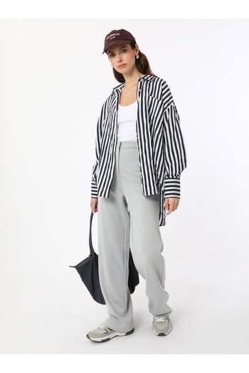Refka Soft Feel Trousers - Pale Gray - Refka