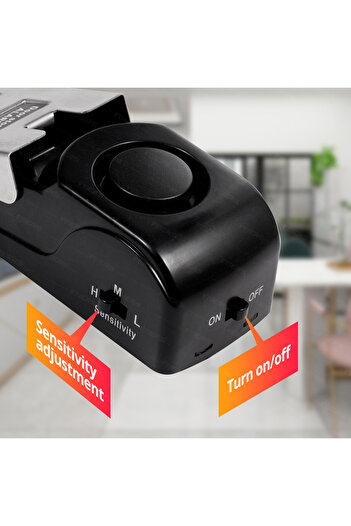Choice FUERS Wireless Door Stop Alarm System 120dB Loud Home Security Anti-Theft Door Block System Porta...
