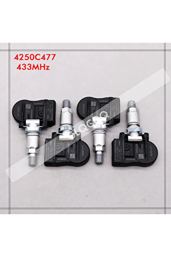 Choice (4 قطع) 4250C477 4 قطع مستشعر مراقبة ضغط إطارات السيارة TPMS 4250C477 لميتسوبيشي ASX لانسر أوتلان