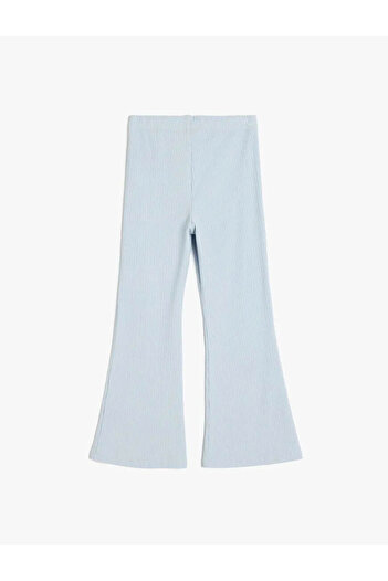 Koton Beli Lastikli Basic İspanyol Paça Pantolon