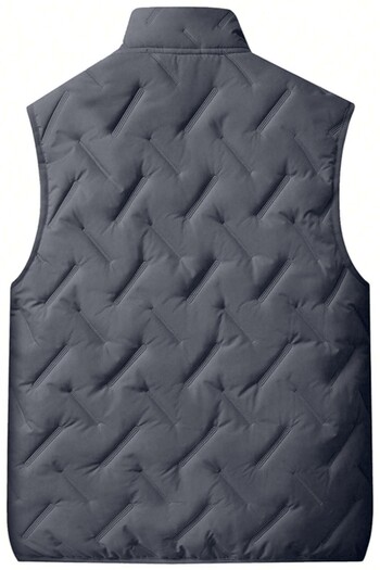 GHASSY CO. Ghassy Co. Unisex Double Layer Ultra Thermal Heat Insulated Water and Wind Proof Vest with Plush Inside