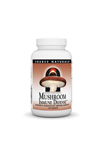 source naturals Mushroom Immune Defense, 120 Tablets