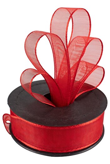 AGH Değerli Hediyeler 5 Meters Chiffon Ribbon Striped Ribbon