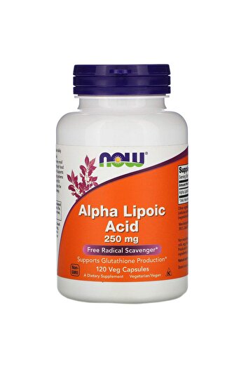 Now Foods ALPHA LIPOIC ACID, 120 Caps 250 mg