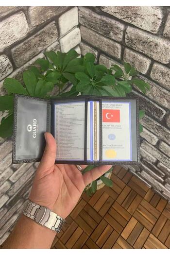 GUARD Kahverengi Hakiki Deri Ruhsatlık Erkek / Kadın P1002