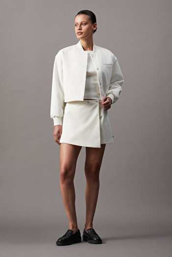 Calvin Klein WOVEN LABEL SWEATER TOP