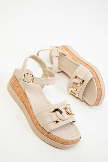 SOHO Beige Women's Sandals 20326