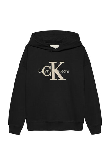 Calvin Klein Mikina s kapucí OTTOMAN MONO APPLIQUE