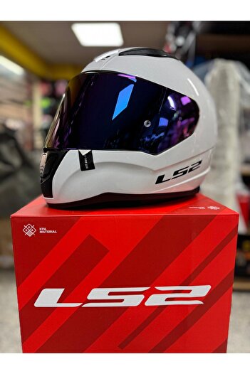 LS2 RAPID 2 BEYAZ KASK - GÖKKUŞAĞI VİZÖRLÜ