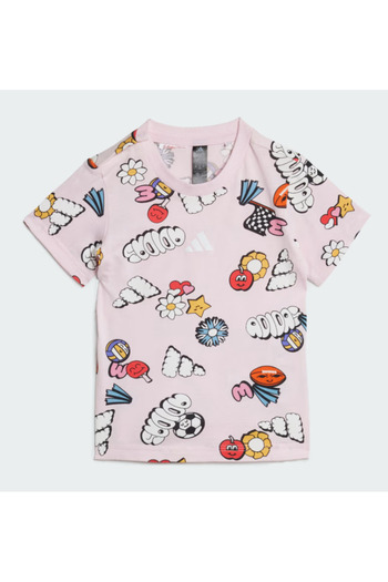 adidas Seasonal Essentials Fun Allover Print Set Kids Jı6235
