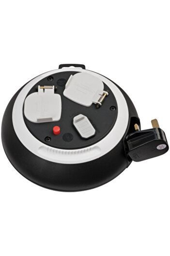 Brennenstuhl 2-Way Comfort Line Box Mini Cable Reel with USB Function 3 m