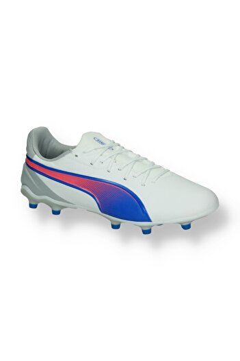 Puma Men's White King Match Fg/Ag Football Shoes 107863 -02