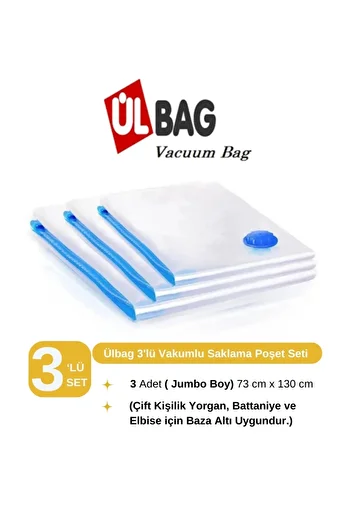 ÜLBAG (3 Pieces) 73cm