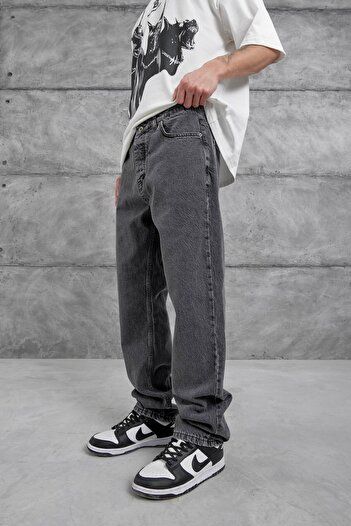 NOMARC Smoked Kp Baggy Jeans with Grinding