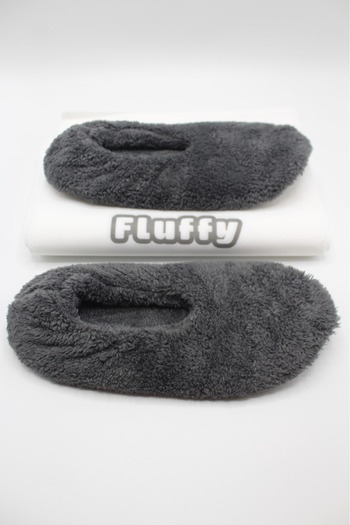 fluffy Ανδρικά μποτάκια - Ύφασμα Welsoft - Παντόφλες - Παπούτσια για το σπίτι - Αντιολισθητικά - Αντιηχητικά - Σόλα με σφουγγάρι