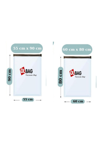 ÜLBAG Marufmarket Set of 2 Vacuum Bags (2 MEDIUM) Vacuum Bag, Vacuum Bag (Dress Bag)