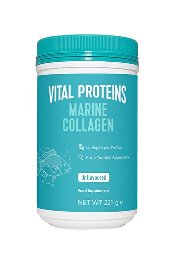 Vital Proteins Marine Collagen, 221 g, Unflavoured Fish-Based Food Supplement Powder, 22 Servings