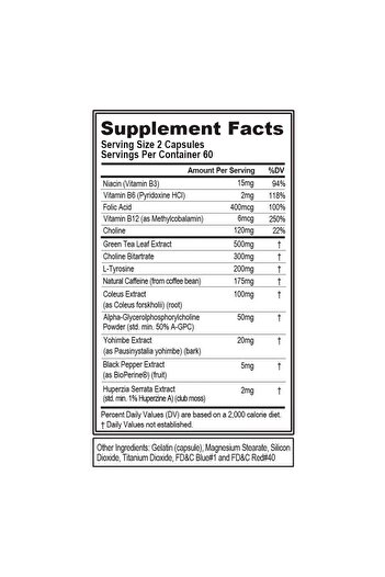Evlution EVL Thermogenic Fat Burner - Weight Loss, Energy, Appetite Support - 60 Servings