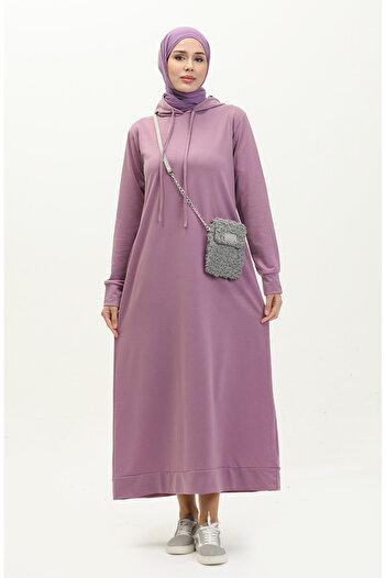 sefamerve Lilac 0190-05 Door Sports Dress